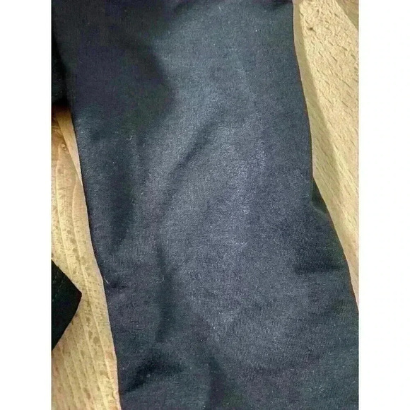 Eileen Fisher Long Sleeve Black Top Scoop Neck Viscose Spandex Top - Picture 9 of 9